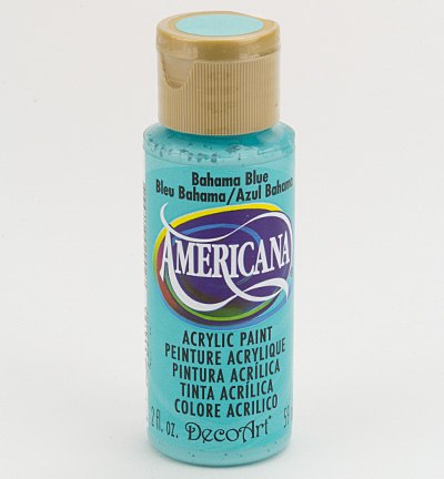 צבע אמריקנה 59 מ"ל Bahama Blue  DA255