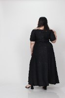 שמלת אוסקר לורקס שחור