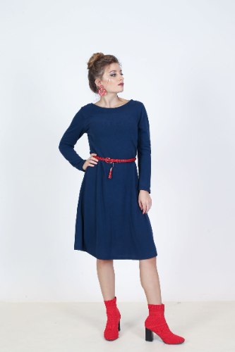 שמלת לין פליז חלק