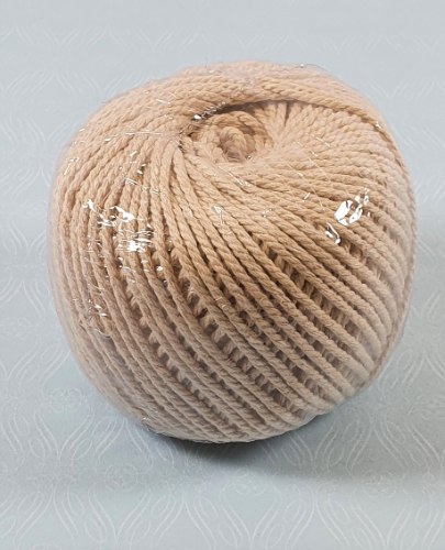 חוט כותנה סטרינג - טיבעי 2 מ"מ 100 גר'