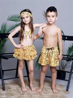 בגד ים בנים צהוב בנדנה VIEW