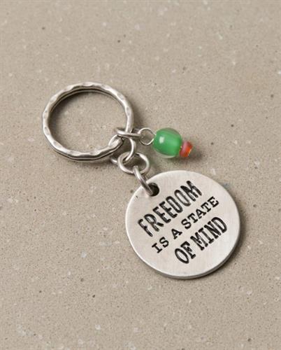 מחזיק מפתחות DANON - חופש הוא הלך רוח