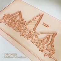 תבנית קטנה כתר יוניקורן | ליצירה בשוקולד | תבנית חד קרן לקישוט עוגות לילדות