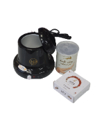 ערכה שעווה לעיצוב גבות (מחמם שחור)