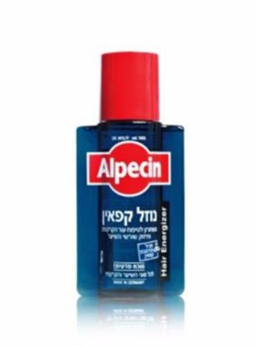Alpecin נוזל קפאין לחיזוק סיב השערה למניעה וטיפול בשיער דליל 200 מל