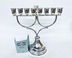חנוכיה טבולה בכסף האחים חדד סדרת מורשת