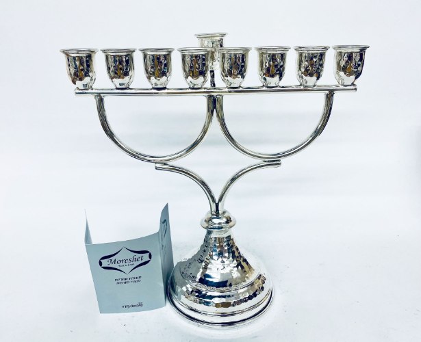 חנוכיה טבולה בכסף האחים חדד סדרת מורשת