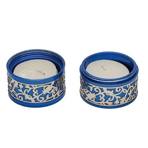 פמוטי נסיעה - מגזרת מתכת כחול