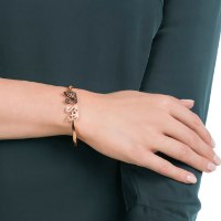 צמיד SWAROVSKI מקולקציית Facet Swan במידה M