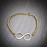 צמדי אינפיניטי זהב 14K