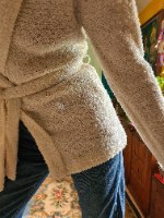 קרדיגן קשירה לבן מידה S/M