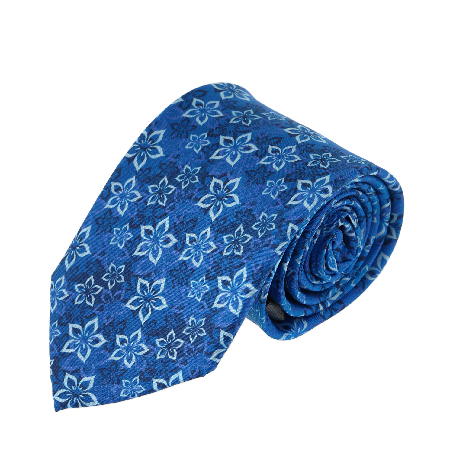 עניבה עלי כותרת כחול
