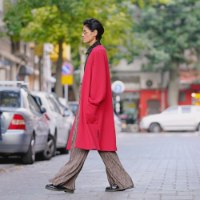 מעיל WEST - אדום