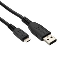 כבל מתאם Micro USB2.0 זכר B לחיבור USB2.0 זכר A באורך 3 מטר