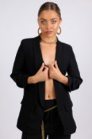 חליפת קארין מחוייטת  שחור/לבן