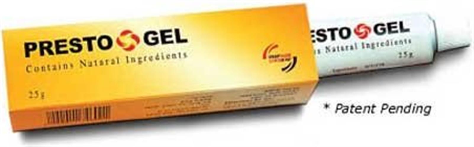 פרסטו ג'ל  להקלה והרגעת גירויים  באזור פי הטבעת 25 גר