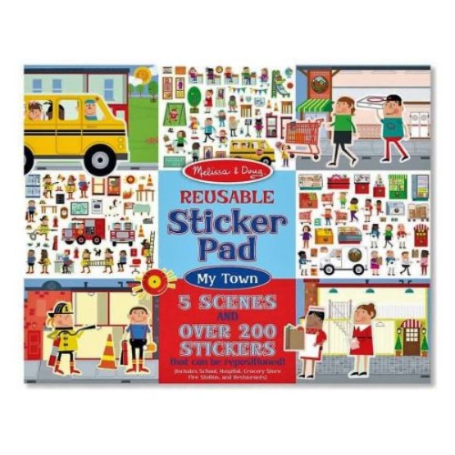 מליסה ודאג – חבילת מדבקות רב פעמיות – העיר שלי 9114