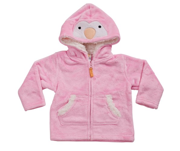 קפוצון פרווה אפרוח - ורוד בייבי