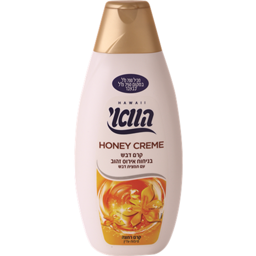 הוואי קרם רחצה בניחוח אירוס זהוב עם תמצית דבש 700 מל
