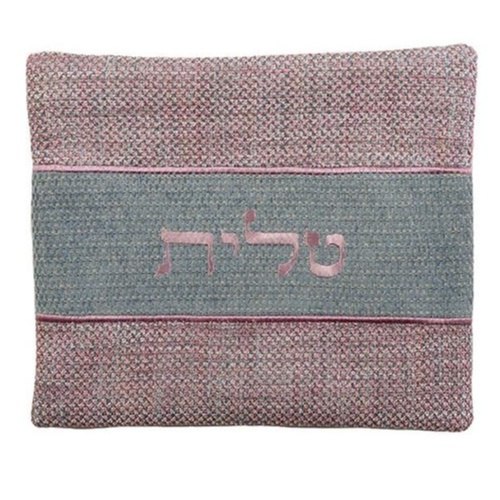 כיסוי לטלית בדים עבים סגול וכחול