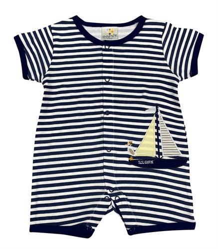 אוברול פסים נייבי