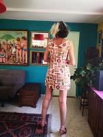 שמלת מיני מדליקה תפירה ביתית מידה L