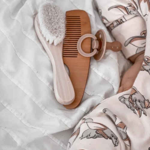 סט מברשות שיער לרך הנולד