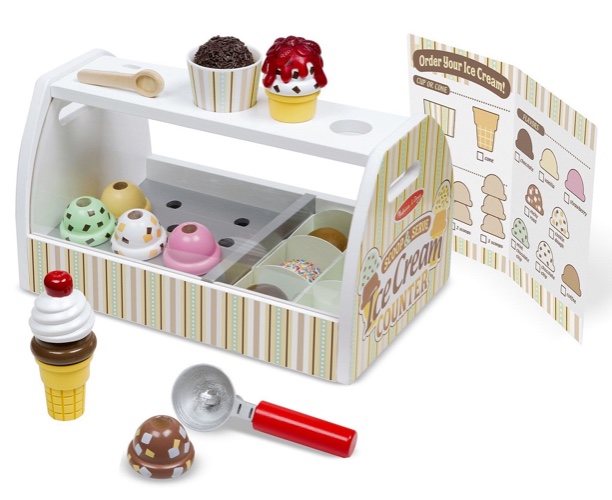 דוכן גלידה מעץ- 28 חלקים