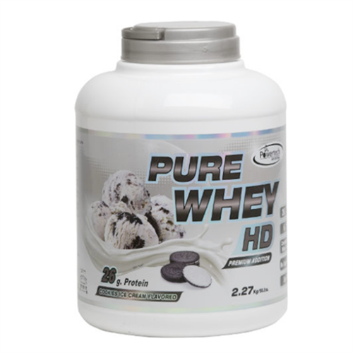 -- אבקת חלבון פאוארטק HD בטעם עוגיות -- Pure Whey Hd, מכיל   2.3 ק"ג