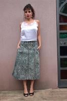 חצאית מידי ג'ינס Stone wash מידה L/XL