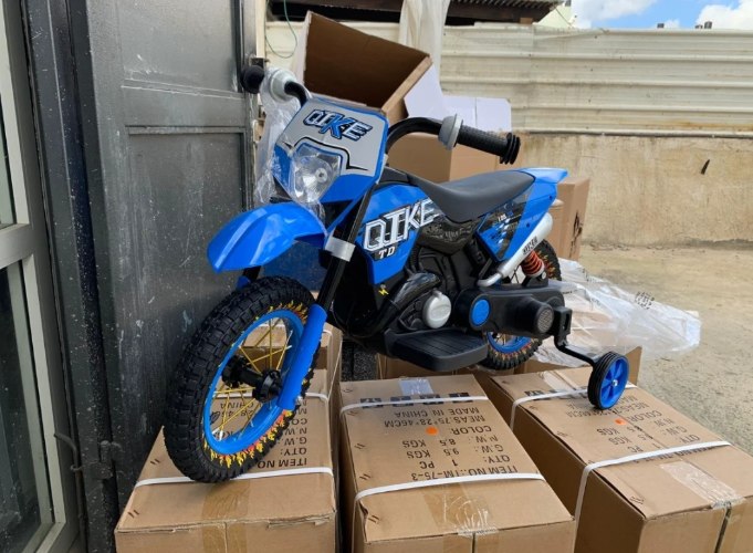 אופנוע מירוץ כחול