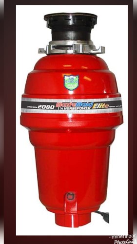 טוחן אשפה WASTEMAID ELITE דגם 2080 אנאהיים USA בעל מנוע 1.25 כח סוס החזק ביותר שקיים !