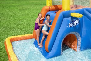 מתקן קפיצה מתנפח פארק מים מסלול מירוצים + כדורסל בסטוואיי BESTWAY 53377 - קפיץ קפוץ