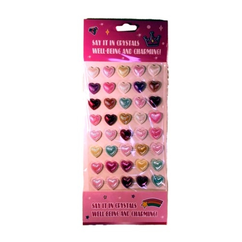 מדבקות פנינה לב