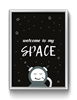 wellcome to my space - Mix and Match- שטיח לבחירה, מדבקות קיר לבחירה ו-2 תמונות לפי טעמכם האישי