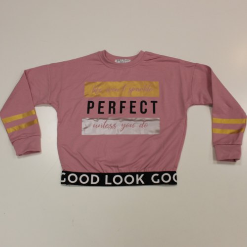 חולצה פוטר נערות FASHION ורוד