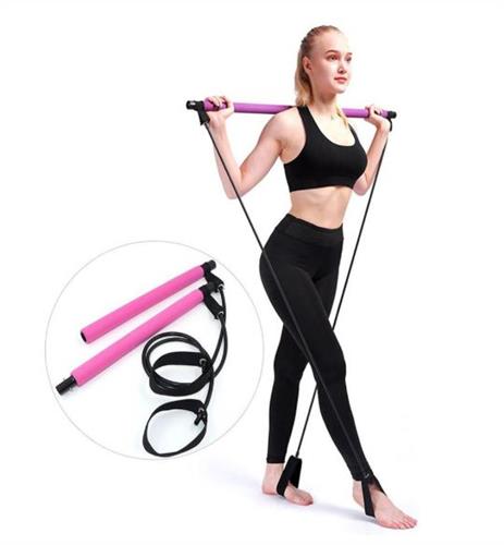 מוט אימון המשולב רצועות התנגדות