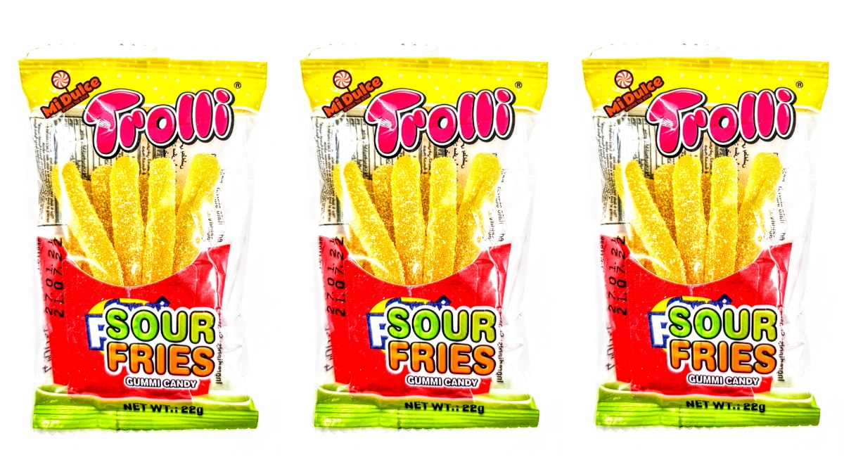 Mini Trolli Sour Fries,חבילת שלישייה!