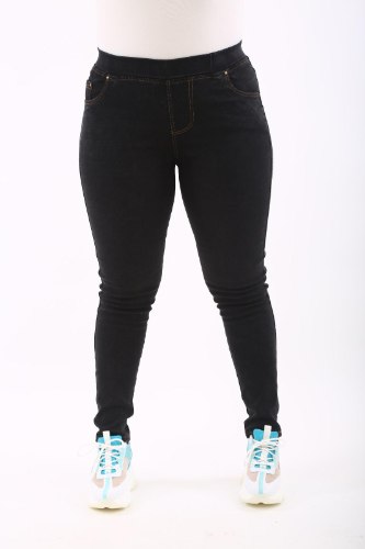 מכנס נשים ג'ינס וואש שחור