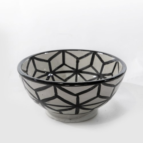 קערה fes  שחור לבן M