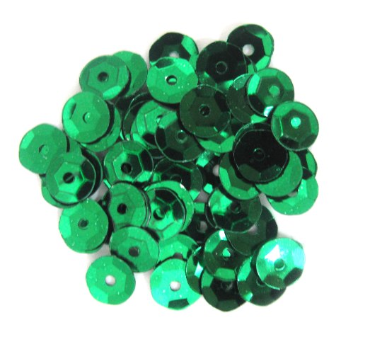 פאייטים בצבע ירוק כהה