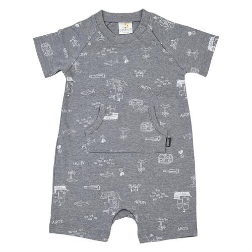 אוברול כיס ים אפור