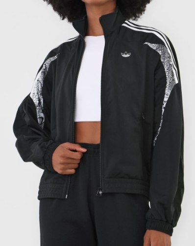 ג'קט אדידס צבע שחור נחש