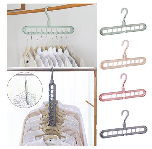 9 ב 1 - קולב לחסכון וסדר בארון