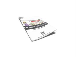 ערכה ללימוד חלקי הבית באנגלית | House Poster Game