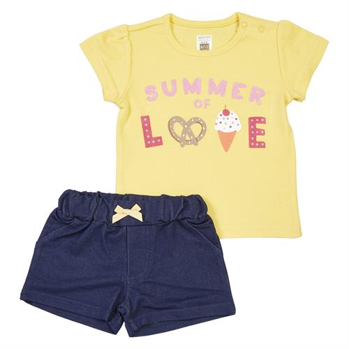 חליפה אהבת קיץ צהוב