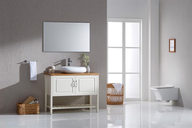 ארון אמבטיה עומד עץ מלא דגם מרינה MARINA