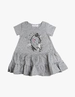 שמלה לבנות חד  קרן