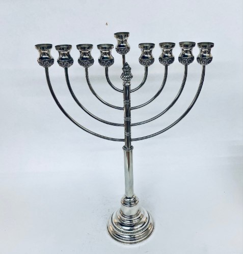 חנוכיה מכסף טהור סטרלינג 925