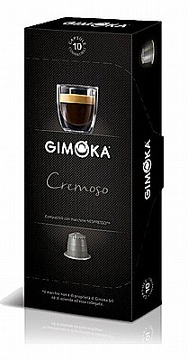 100 קפסולות גימוקה תואם (נספרסו gimoka Cremoso (Nespresso